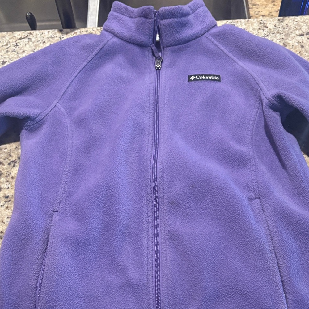 Columbia Lavender Full-Zip Fleece